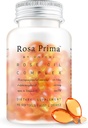 Unichi Rose Oil Vitamin E Supplement for Skin Health and Rejenerasyon, Menstrual Cycle Mood Management, Breath Rene, 90 Softgels