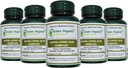Green Organic Supplements' Alpha Lipoic Acid Kompleksi, ALA, 90 VCaps Alpha Lipoic Acid Capsules (Pack of 5)