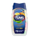 TUMS Ultra Strength Antacid Tabletleri Chewable Heartburn Relief ve Acid Indigestion Relief, Assorted Fruit - 72 Kont