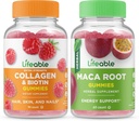Lifeable Collagen & Biotin + Moringa Leaf, Gummies Sche - Great Tasting, Vitamin Supplement, Gluten Free, GMO Free, Chewable Gummy