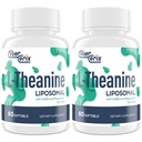 Liposomal L-Theanine 500 mg, GABA 200 mg & Magnezyum 100 mg ile Kompleks, Calm, Relaxation & Focus, Gluten Free - 120 Capsules