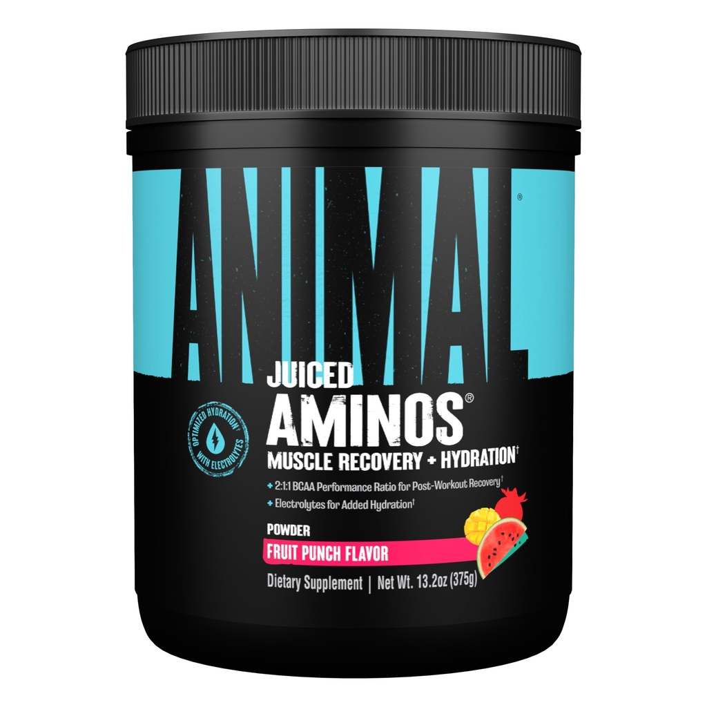 Animal Juiced Platinum Acids - BCAA Toz EAA Matrix Plus, Electrolytes ve Sea Salt Anytime Recovery ve Improv Performans, Meyve Flavor, 30 Hizmet