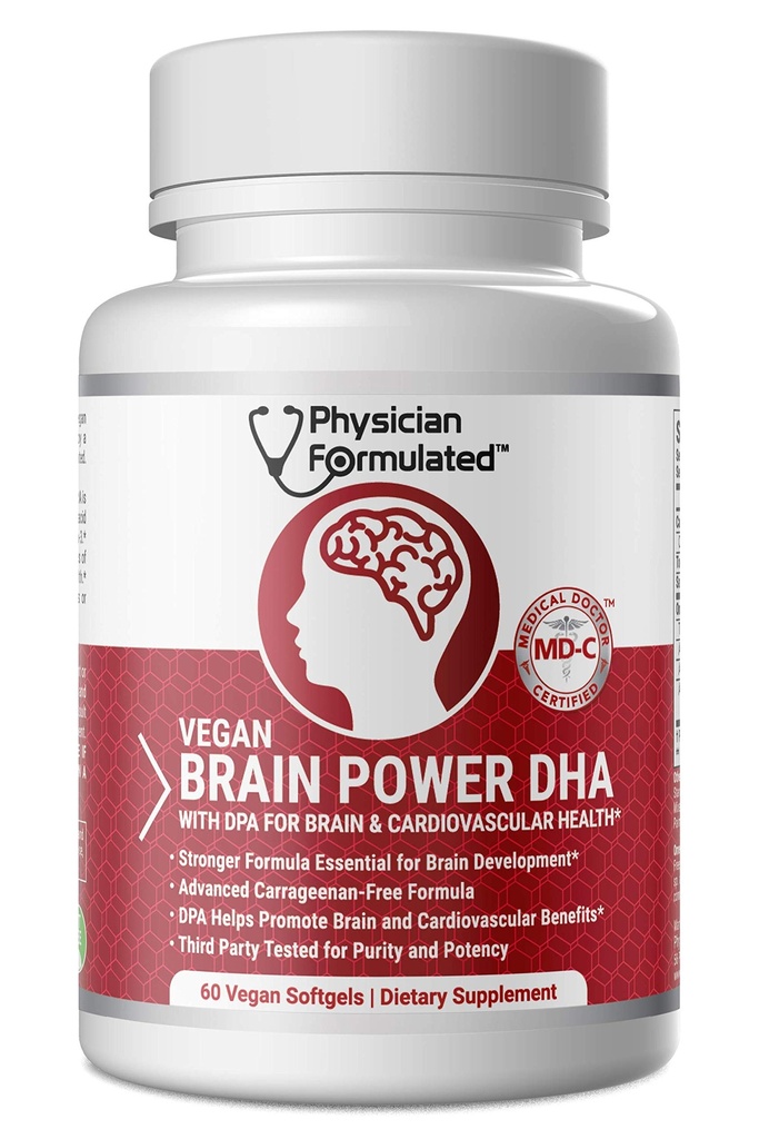 Vegan DHA, Beyin ve Prenatal 100% Algae bazlı Omega 3 Essential Fatty Asits NO Carrageenan, NO Sebze Oil Plus 250006 Astaxanthinhinhinhinhin