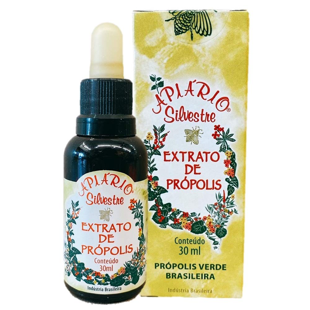 Apiario Silvestre Brezilyalı Yeşil Arı Propolis Geleneksel Ekstraksiyon (30 ml)