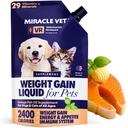 Miracle Vet High-Calorie Kilo Köpekler ve Kediler için Kazanıyor - Multivitamin Beslenme Supplement Gel, Omega Fish Oil, Food - Puppy, Senior, Prenatal Cat & Dogs, Supplements for Kilo Gain