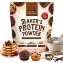 Baker'ın Protein Tozu Pure Natural proteini, Whey Isolate, Whey Inter, Casein, Gluten Free, no sweeteners, Unflavored, 17.1 oz, yüksek protein Low Calorie Snacks için