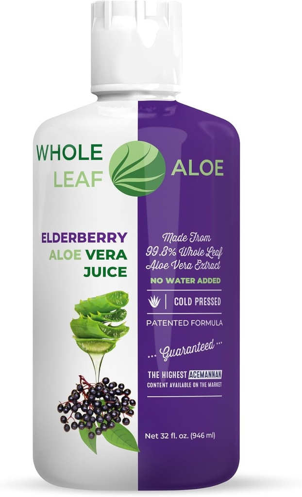 Tüm Leaf Aloe Vera Juice ile Organik Yaşlılık Tedavisi – Patentli Formula, Yüksek Acemannan İçerik ve NO Water eklendi!