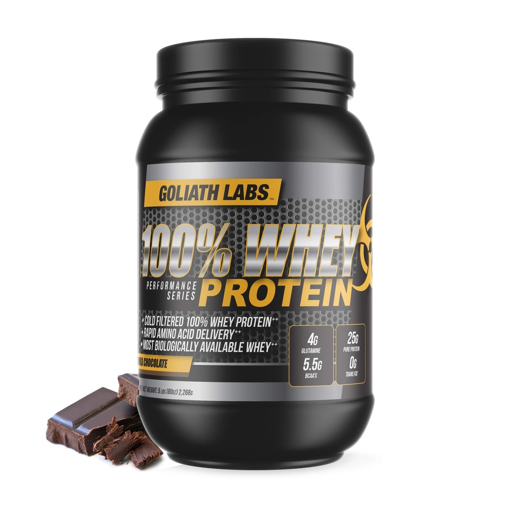 Goliath Labs% 100 Whey Protein Toz 5 lb (Chocolate)