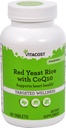 Vitacost Red Yeast Rice, CoQ10 ile 1200 mg - Genişletilmiş Yayın - 60 Tablet