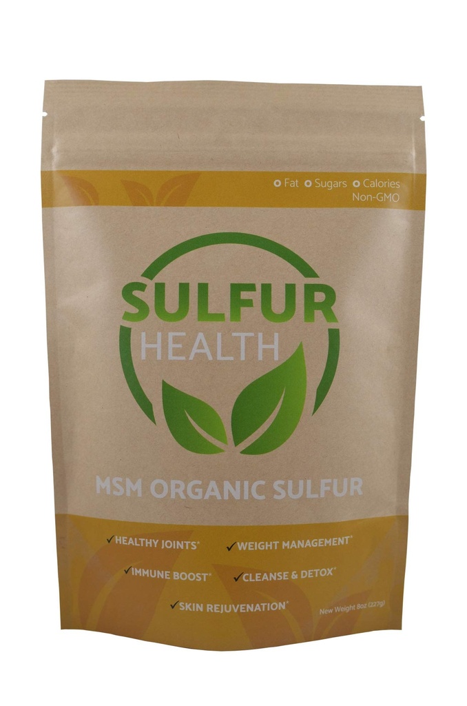 MSM Organik Sulfur -% 99.9 Pure MSM Supplement - Lab-Tested & Sertifikalı (1 Pound)