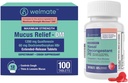 WeLMATE Complete Cold & Anti Allergy Relief Kit: Maksimum Güçlü Nasal Decongestant PE (200 Tablet) & Mucus Relief DM 1200 mg Guaifenesin / 1100 Ct) - Non-Drowsy Sinus, Cough, and Congestion Relief