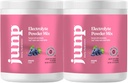 JUNP Electrolytes Toz No Sugar No Carbs – Vine Ripated Grape Infüzyon Iine - Pyum & Salt Electrolyte Hydration Toz Zero Calorie Sugar Free Electrolyte Toz,180 Servisler