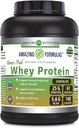 Amazing Formulas Grass-Fed Whey Protein Supplement | Chocolate Flavor | 25 G proteini Oda başına | Non-GMO | Gluten-Free | Made in USA