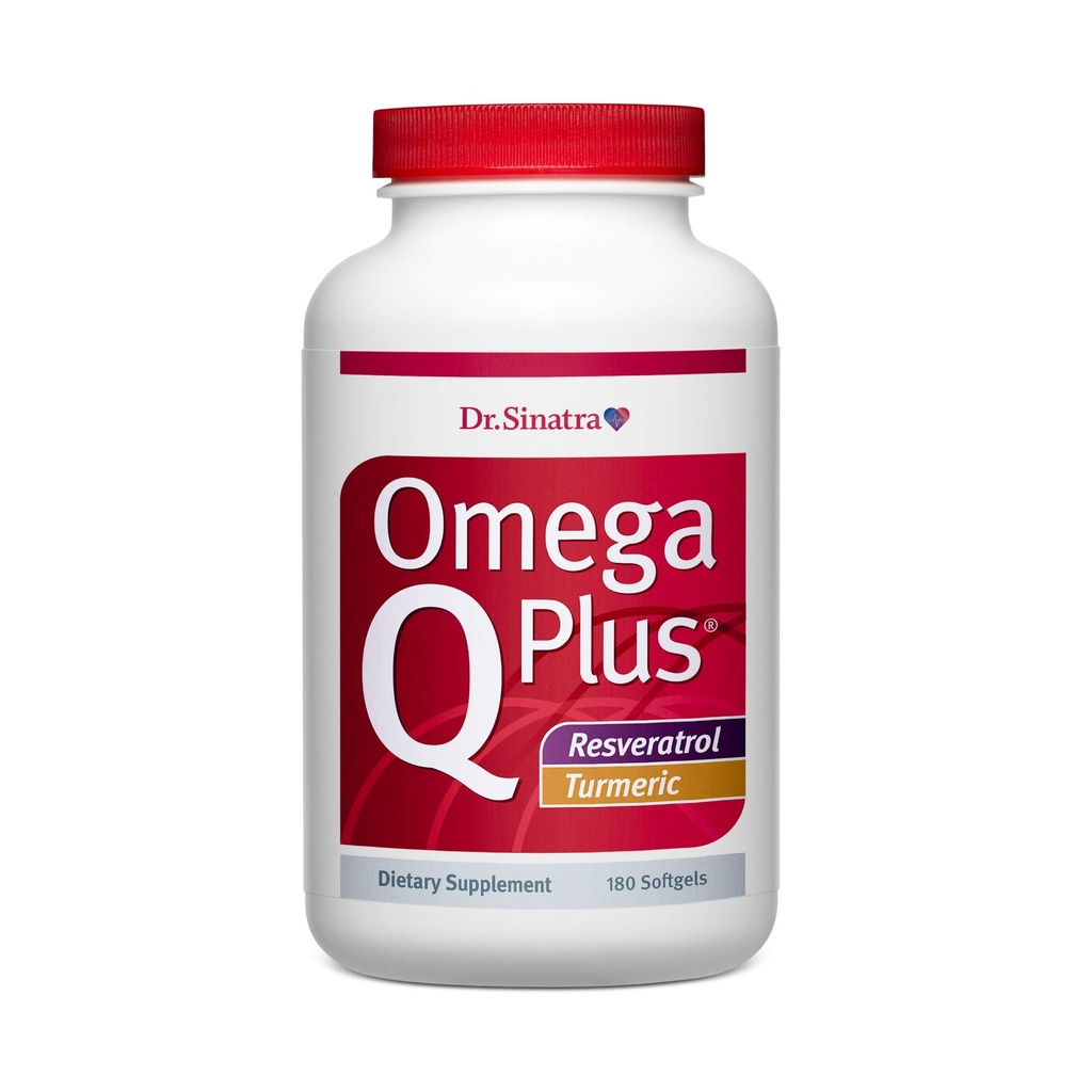 Dr. Sinatra Omega Q Plus Resveratrol ve Turmeric - Omega-3 Supplement with CoQ10 Sağlıklı Kan Akışı ve Sağlıklı Inflammatory Cevap (90 Day Supply)