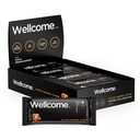Wellcome Salted Caramel Marine Collagen protein Bar with Reishi Mushroom For Energy and Immune Support - Adaptojenik Snack Bar - Süt Free Health Bar for Fonksiyonel Active Lifestyle (Pack of 12)