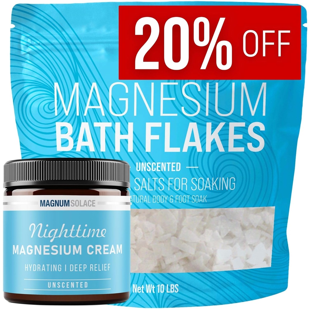 Magnezyum Bath Flakes ve Magnezyum Cream - Saf Yüzde