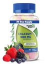 Vitamin D3 1000 IU Gummies ile 50 mg | Günlük Diyet Tamam | Kemik Gücü, Büyüme, Dişler | Yetişkinler için, Gençler, Çocuklar | Great Tasting Natural Berry Flavor Vitamin Gummy