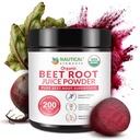 Beet Juice Toz Organik - Soğuk Baskı - 20:1 Yoğun Arıt Kök Toz - Nitrik Oksit - Circulation Support - 57 Arıt Kök Tamamı - 7oz