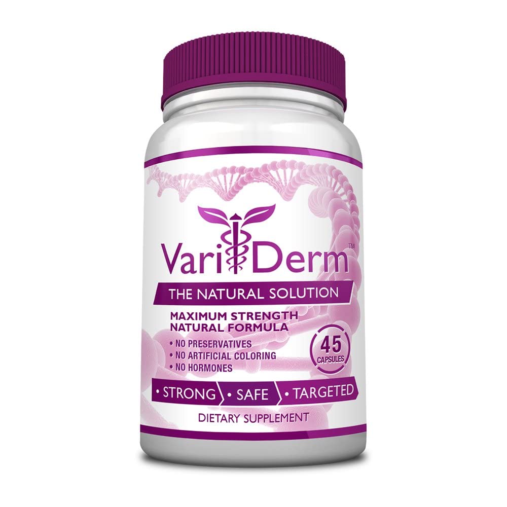 Varicose & Spider Vein Supplement - Witch Hazel, Citrus Bioflavonoyaks - Vegan - 45 Capsules - 1 Şişe