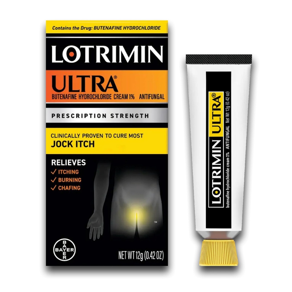 Lotrimin Ultra Jock Itch Cream - Güçlü Butenafine Hydrochloride Jock Itch, 0.42 Ounce (12 Grams) (Pazar Mayıs Vary)
