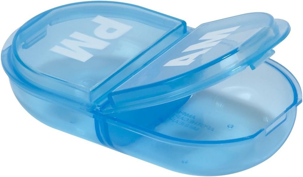 Ezy Dose Travel Pocket Eczane Pill Box ve Tıp, Vitamin Konteyner, Günlük, AM PM Planlayıcı ve Depolama, Snap Karşılaştırmaları, 6 Paket, Colros Vary