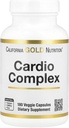 California Gold Beslenme Cardio Kompleksi, CardioPhyto Mix ve Coenzyme Q10, 180 Veggie Capsules