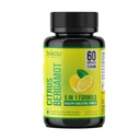 Citrus Bergamot 1110 mg - 25:1 Ekstra Potency Supplement with Black Choke Berry, Niacin, Olive Leaf & Black Pepper Extract - Vegan - 60 Capsules
