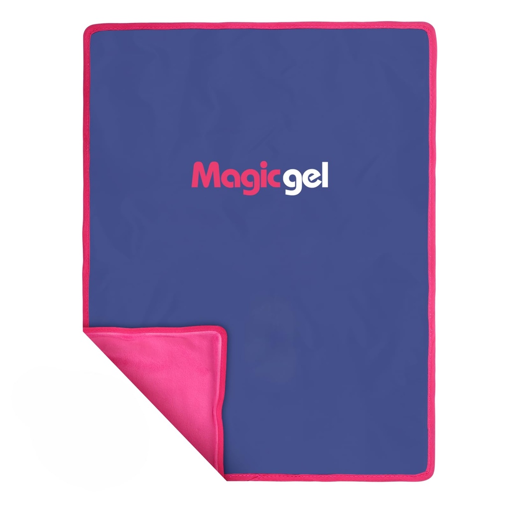 Magic Gel Ice Packs For Injuries Reusable (15" x 11") - Büyük Buz Paketi - Soğuk Soğutma Pad -Kalk için Pilates, Back, Hip, Diz, Leg, Aşağı Geri Döndü