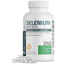 Bronson Selenium 200 mcg – Yeast Free Chelated replica Kompleksi Kompleksi - Temel Trace Minerali, 250 Vejetaryen Capsules