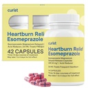 Curist Esomeprazole 20mg Capsules Delayed-Release - Acid Reflux Medicine for Heartburn Relief - 42 Count Capsules - Acid Reflux Relief