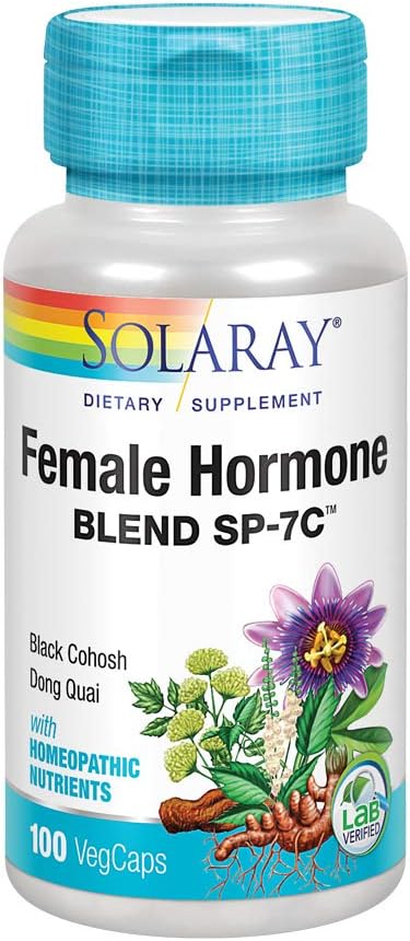 Solaray - Kadın Hormonları Sörek Siyah Cohosh, 100 kapsül