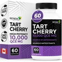 Yeni Actives Tart Cherry Ekstra 2 Capsules başına 500 mg - Free Radikal Koruma ve Wellness için Yüksek Yeterli Antioksi – 60 Easy-to-Sw Capsules – Made in Canada