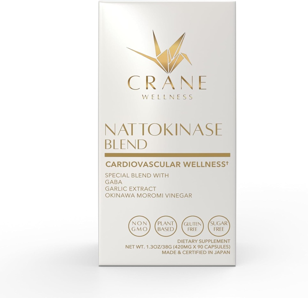 NATTOKINASE 6.000 FU | Non-GMO, Vegan, Gluten Free | Japonya'da Yapılacaklar, Aile 50 Yıldan Fazlasını Yaptı | Geleneksel Japon Enzyme