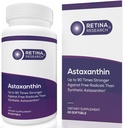 Doğal Astaxanthin Eye Vitamin 10mg - Eye Health'i Desteklemek için Tamamlar - Sentetikden 90 Times Güçlü - Doktorlar tarafından formüle edilen - 3. Parti Onaylandı - 60 Softgels