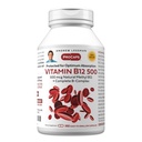 ANDREW LESS VitaminMAN B12 500 360 Capsules - Abhidrasyon- Korumalı Mekobalamin (Doğal Coenzyme Vitamin B12), Enerji ve Stres Desteği için Temel, Plus B-Complex, Swallow Capsules kolay