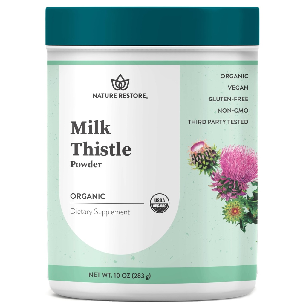 Nature Restore USDA Sertifikalı Organik Süt Butle Tohum Toz, 10 Ounces, California'da Paketlendi