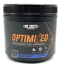 "Optimized" Blue Razz Pre-Workout Toz / Massive Pumps / Art Muscle Mass, Strength & Focus / Beta Alanine + L-Citrulline + Betaine Anhidrus + Tinatine + Caffeine Anhidrus / 30 Hizmetler