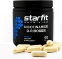 STARFIT - Nicotinamid D-Riboside, ATM NAD+, Enerji ve Focus Supplement, Anti-Aging Hücre Destek, 90 Capsules