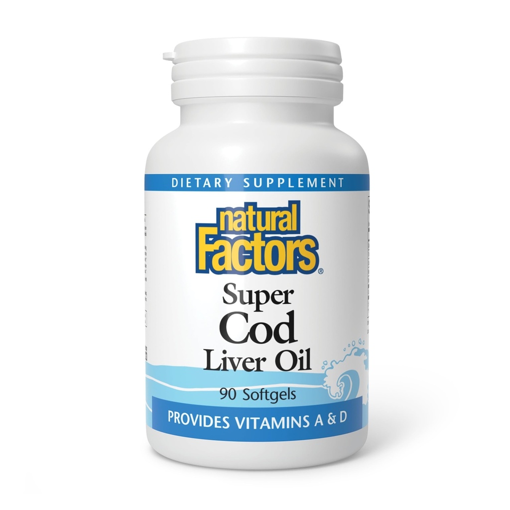 Doğal Faktörler Cod Liver Oil, 90 Capsules