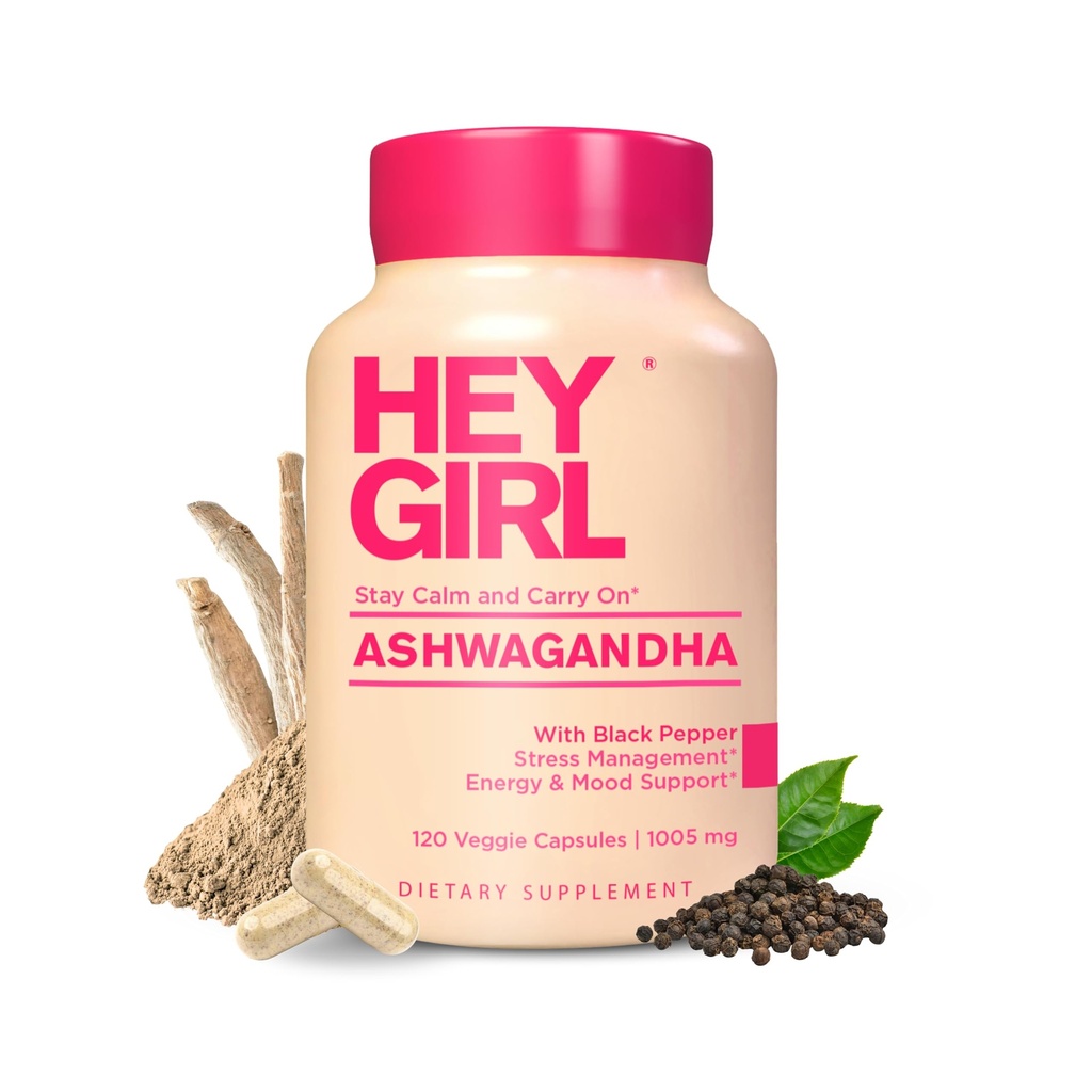 Ashwagandha Capsules 1005 mg - Ashwaganda Toz Organik Siyah Pepper ile | 120 Pills Pure Ashwagandha Toz ve Kök Ekstraksiyon | Doğal Mood & Stres Desteği, Enerji, Focus, Tiroid Ashwaganda