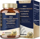 Totaria NMNH (Dihidrotinamid Mononüotid), NMNH Supplement w/Niacinamid (Vitamin B3), Ultimate NAD+++ 500 mg NMNH ile Seviye ATM