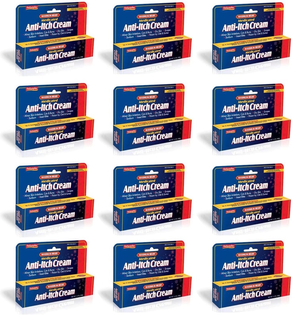 En fazla Yardım Medicated Anti-Itch Cream 12 Pack