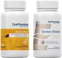EyePromise Zeaxanthin Eye Vitamin ve Ekran Shield Teen Chewable Eye Vitamin