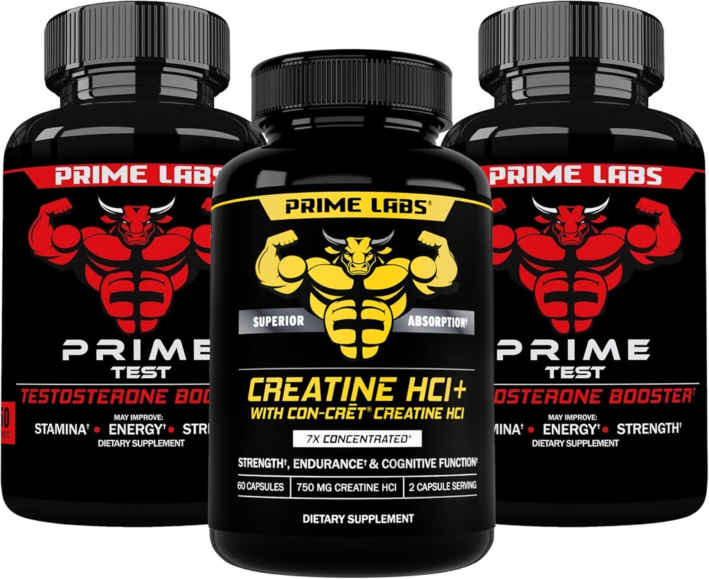 Prime Labs Prime Test (2-Pack) Tina HCl Capsules (60 Kont)