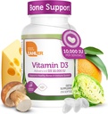 Zahler - Gelişmiş Vitamin D3 10.000 İ Softgels (250 Kont) Kosher Vegetarian Friendly D for Immune Support, Bone, Teeth & Muscle Health - Easy Sw VIT D 3 3