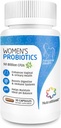 NutraBlast Vaginal Probiyotiks for Women Digestive, Intimate Balance, UT & Vaginal Health - 50 Milyar CFU - 6 Strains, Prebiyotiks, Cranberry Extract & D Mannose - Womens Probiyotik (30 Count)