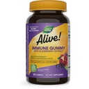 Doğanın Yolu Alive! Immune Support* Gummies with Elderberry Extract, Vitamins C & D3, çinko, No Gluten, Grape & Cherry Flavored, 90 Vegetarian Gummies (Pazar Mayıs Vary)