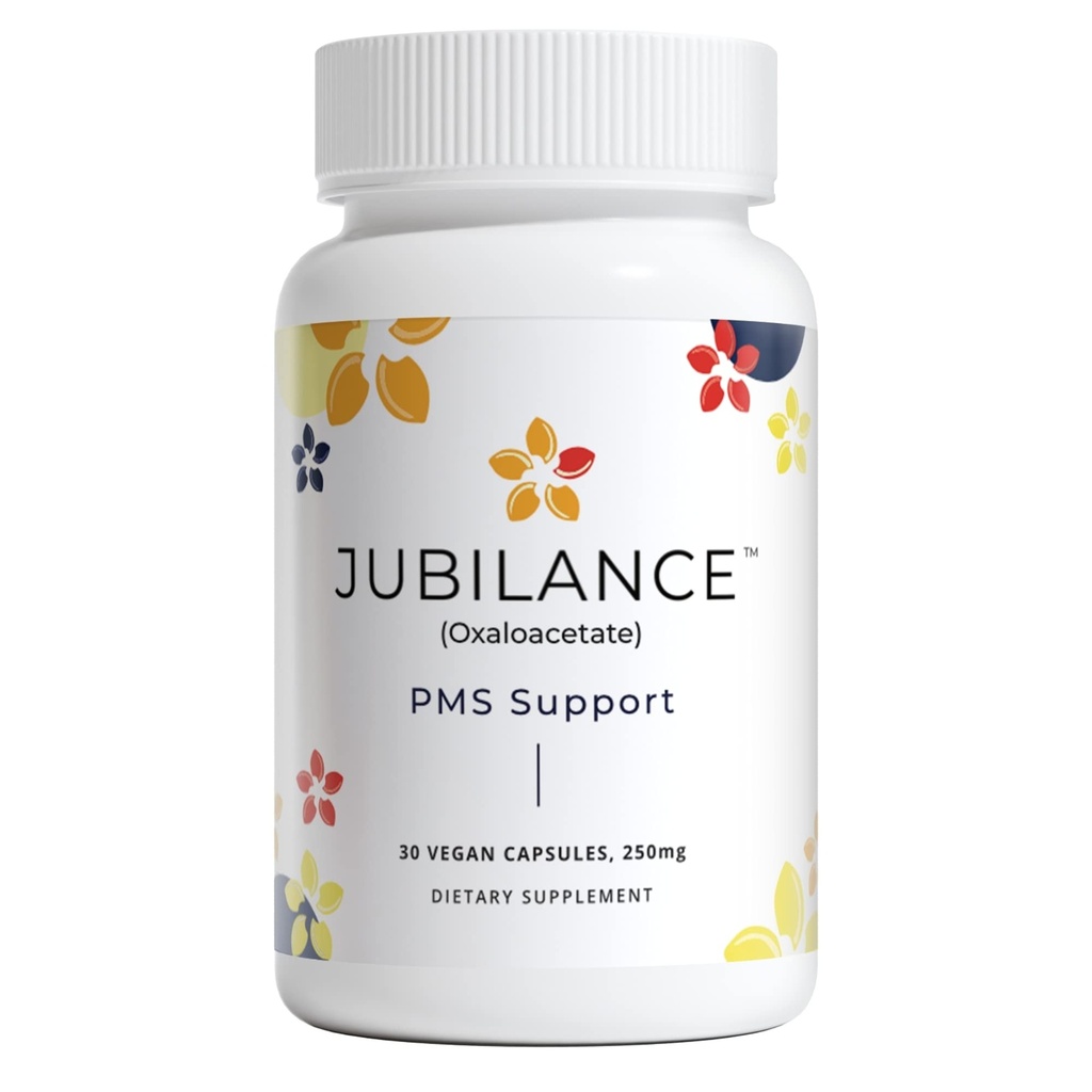 Jubilance PMS Support - Oxaloacetate PMS Relief Vitamin for Women (Yeni Bak, Aynı Klinik Proven Formula)