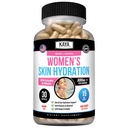 Kaya Naturals Skin Hydration Vitamins - Kadın Pilleri - Skin Geliştirilmiş Capsules - Kadınlar için Hydration ATM - Artan Enerji, Mood & Stamina - Kuruness - 30 Veggie Capsules
