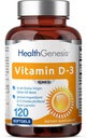 D-3 10000 I 120 Softgels - Ekstra Virgin Zeytinyası Non-GMO Soy-Free Supports Güçlü Bones Immune Health